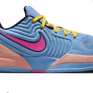 Nike Kids Sneakers in Blue, Pink, and Yellow